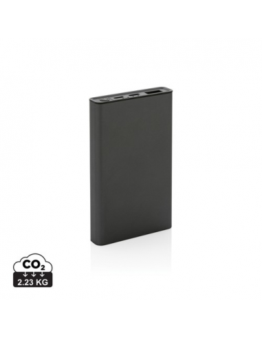 Powerbank Terra da 5000 mAh in alluminio riciclato