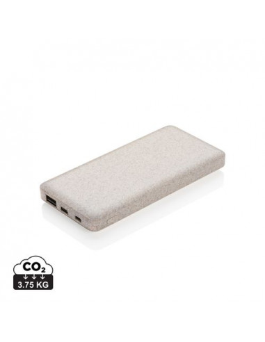 Powerbank 10.000 mAh in fibra di grano