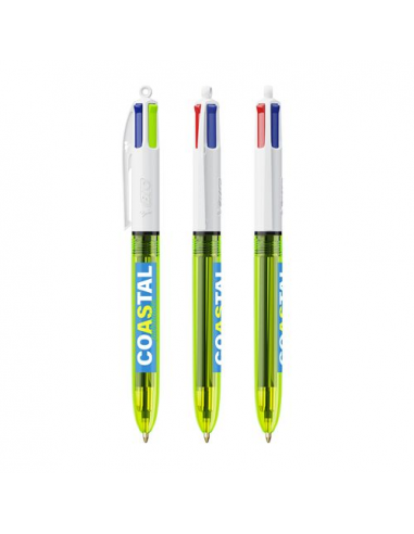 BIC® 4 Colours Fluo Penna a sfera