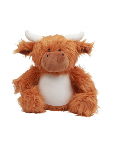 Peluche mucca con zip