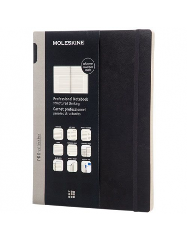 Blocco note con copertina morbida Moleskine Pro XL