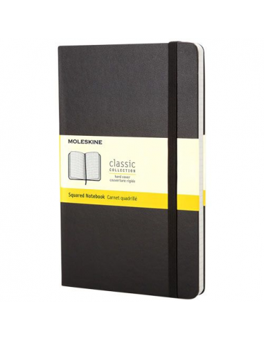 Blocco note con copertina rigida - a quadretti Moleskine Classic PK