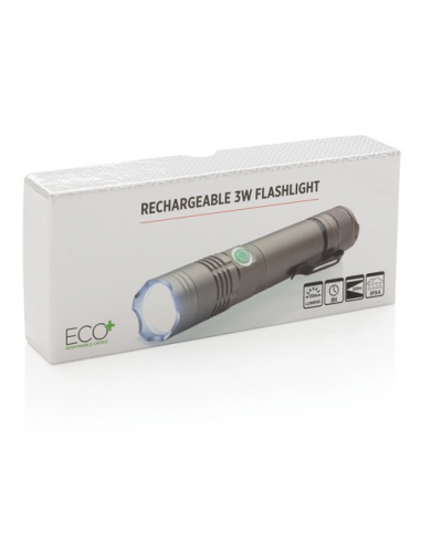 Flashlight 3W ricaricabile