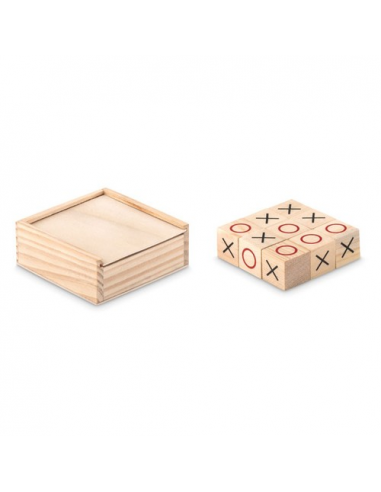 Gioco del tris in legno TIC TAC TOE