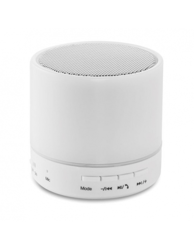 Speaker wireless con LED ROUND WHITE