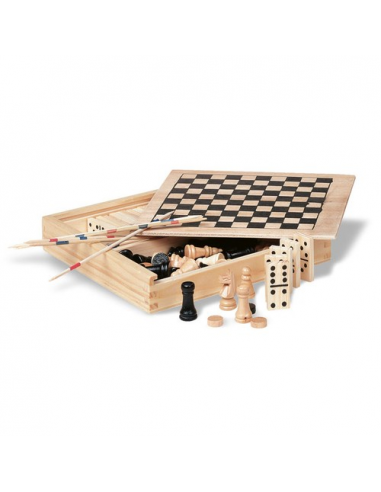 Set giochi 4in1 in legno TRIKES