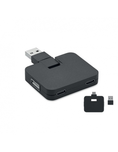 Hub USB a 4 porte SQUARE-C