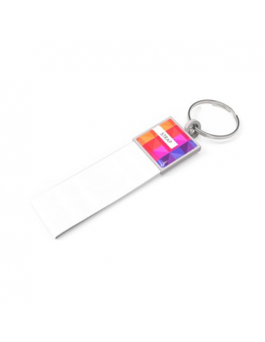 Key Ring Strap White