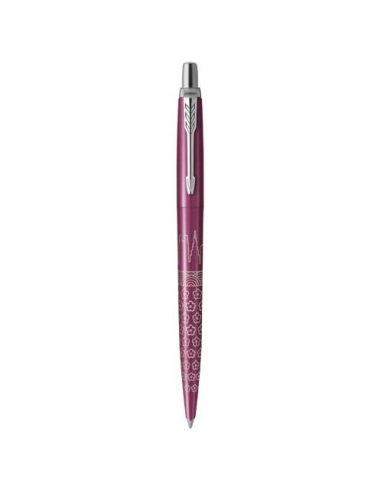 Penna a sfera Parker Jotter SE Global Icons (inchiostro blu)