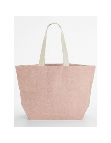 Soft Washed Jute Beach Bag