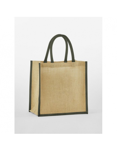 Natural Starched Jute Mini Gift Bag