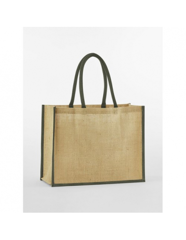 Natural Starched Jute Classic Shopper