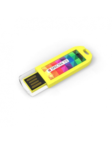 USB Stick Spectra V2 Yellow, 2 GB Basic