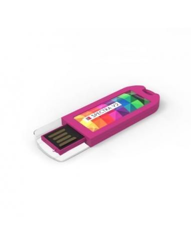 USB Stick Spectra V2 Fuchsia, 4 GB Basic