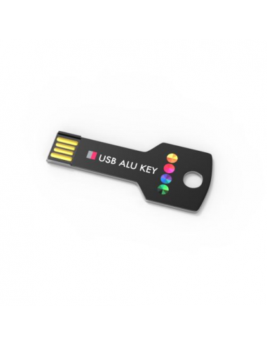 USB Stick Alu Key Black, 4 GB Basic