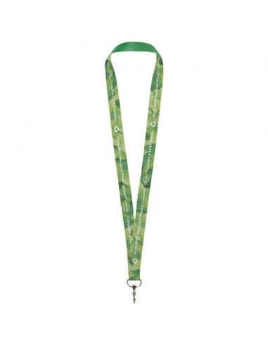 Lanyard Lana in PET riciclato con stampa in sublimazione