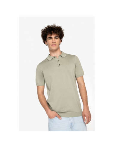 Polo uomo ecosostenibile in maglia