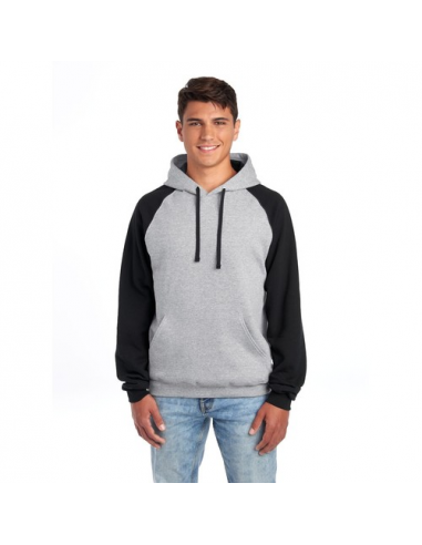 NuBlend Colour Block Raglan Hooded Sweatshirt