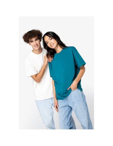 T-shirt unisex ecosostenibile con spalle cascanti