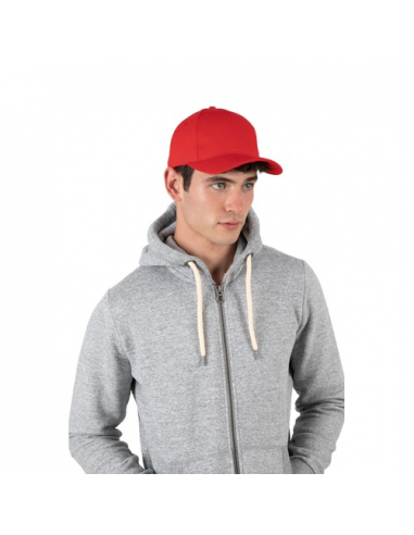 Cappellino in cotone e poliestere riciclati K-loop tracking - 5 pannelli