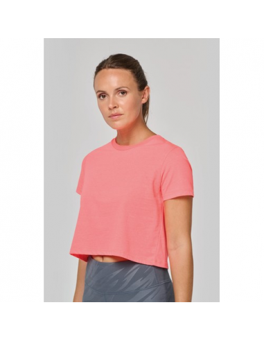 Crop top triblend donna