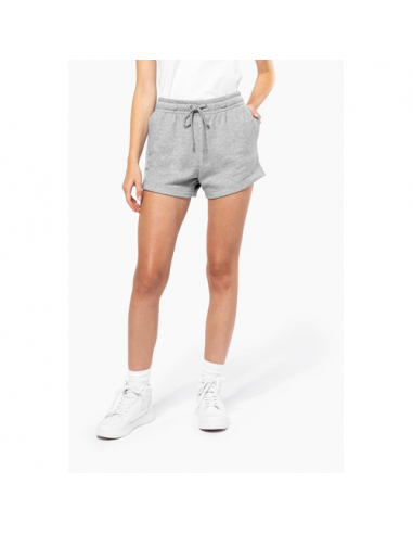 Short ecosostenibile in felpa non garzata donna