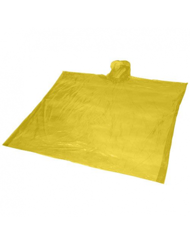 Poncho impermeabile monouso in materiale riciclato certificato GRS con custodia Mayan