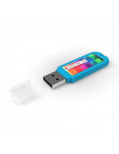 USB Stick Spectra 3.0 India Light Blue, 128 GB Premium