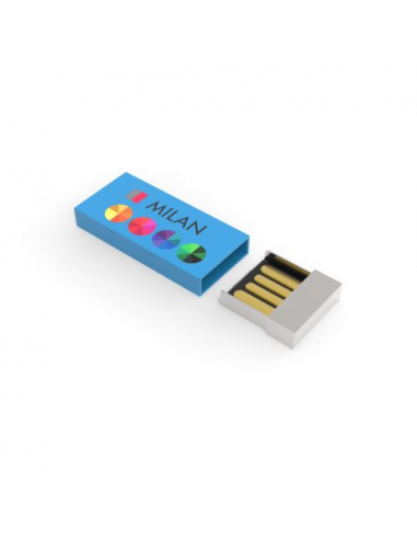 USB Stick Milan Cobalt Blue, 4 GB Premium