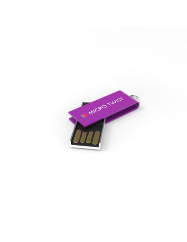 USB Stick Micro Twist Fuchsia, 128 GB Premium