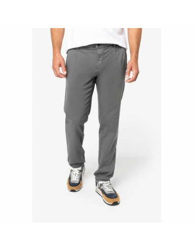 Pantaloni chino uomo ecosostenibili French Terry