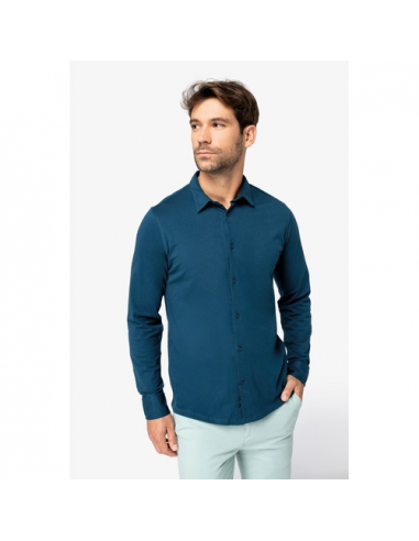 Camicia uomo ecosostenibile in jersey