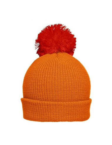 Pompon Hat with Brim