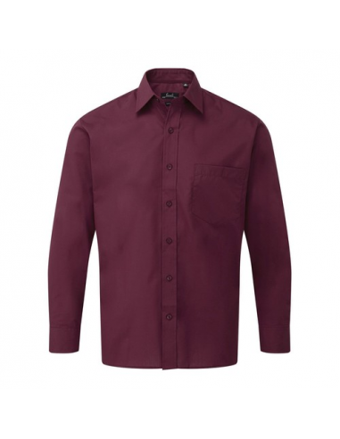 Men's Long Sleeve Poplin Shirt