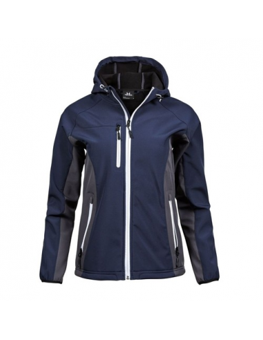 Ladies Hooded Lightweight Performance Softshell