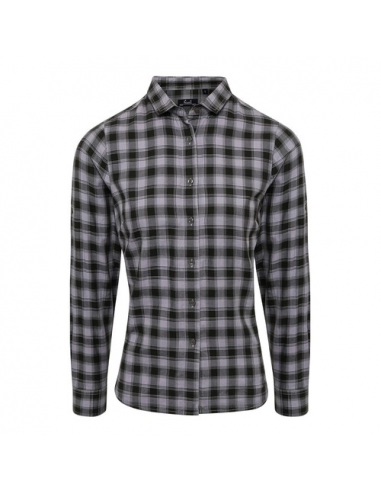 Ladies' LSL 'Mulligan' Check Cotton Bar Shirt     t