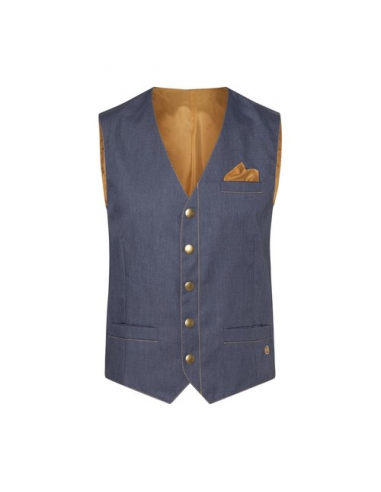 Men's Waistcoat Jeans-Style