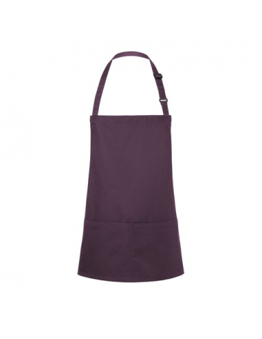 Short Bib Apron Basic With Buckle And Pocket