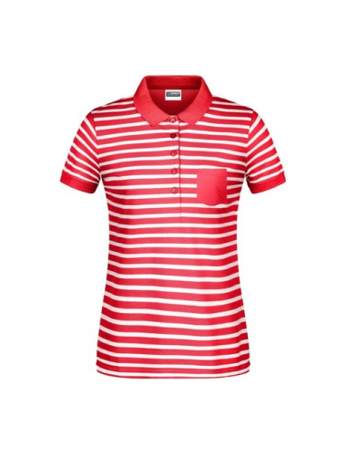 Ladies' Polo Striped