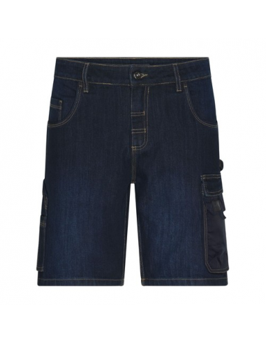 Workwear Stretch Bermuda-Jeans