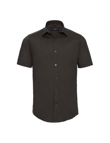 Men's Short Sleeve Easy Care Fitted Shirt