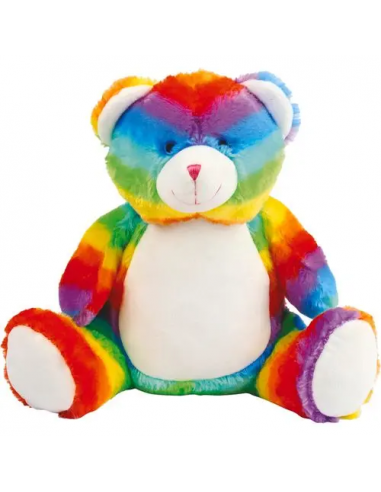 Peluche Orso Arcobaleno con zip