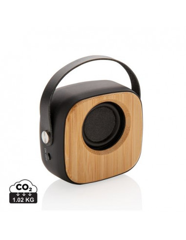 Speaker wireless 3W Fashion in bambù