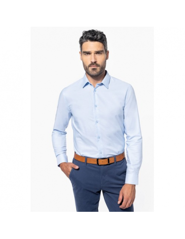 Camicia oxford maniche lunghe uomo