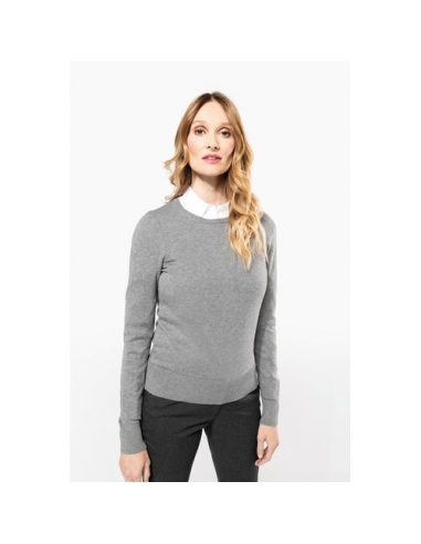 Pullover donna Supima® girocollo