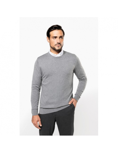 Pullover uomo Supima® girocollo