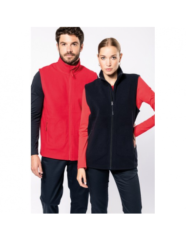 Bodywarmer unisex in micropile ecosostenibile