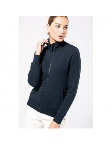 Felpa full zip donna