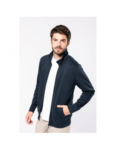 Felpa full zip uomo