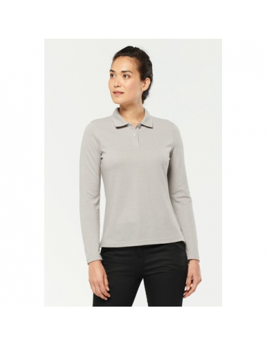 Polo donna maniche lunghe